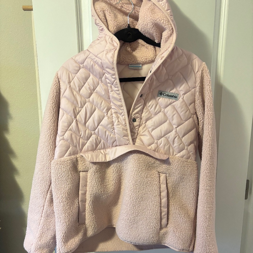 Pink Columbia Pull Over